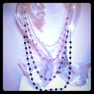 Swarovski Crystal Handmade Necklace (READ)